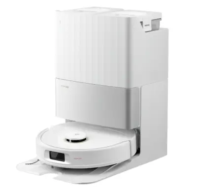 Roborock Qrevo C Pro robotski sesalnik s samočistilno postajo, bel