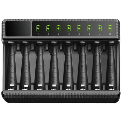 BELINE POLNILEC AA AAA BATERIJSKI MULTIFUNKCIJSKI NAPAJALNIK