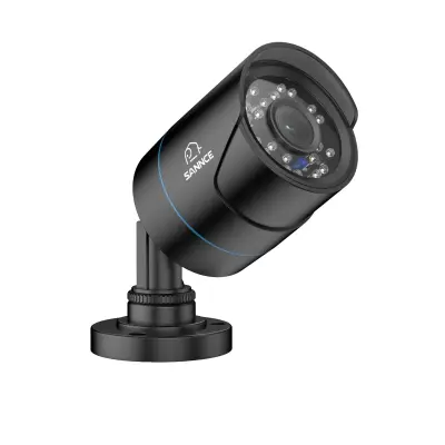 Kamera v obliki krogle, 3.6mm objektiv, 1080p ločljivost, nočno gledanje do 100ft, IP66 vremenska zaščita, AHD/TVI/CVI/CVBS združljivost