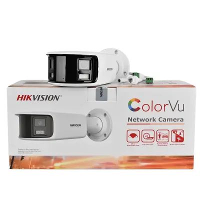 IP Kamera, 8MP Resolucija, Dvojna Leča z Avdio Alarmom -8MP Bela