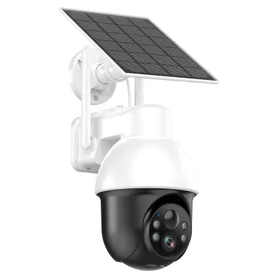 PTZ Solarna Kamera, 5MP Resolucija, Dvosmerni Avdio -1PC -EU Vtič -4mm