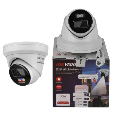 IP Kamera, 8MP Visoka Ločljivost, Pametna Hibridna Svetloba -Modra Rdeča svetlobna opozorila -2.8mm