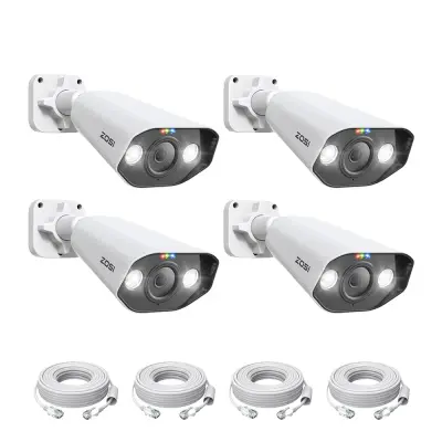 4K Poe varnostna kamera, 8MP Ultra HD, nočni način -4PCS 8MP Kamere