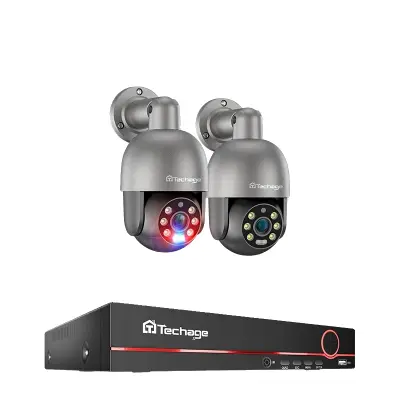 Varnostni sistem kamer, 8-kanalni NVR, izboljšana nočna vidljivost -8CH 2pcs Kamera 8MP-b -4T