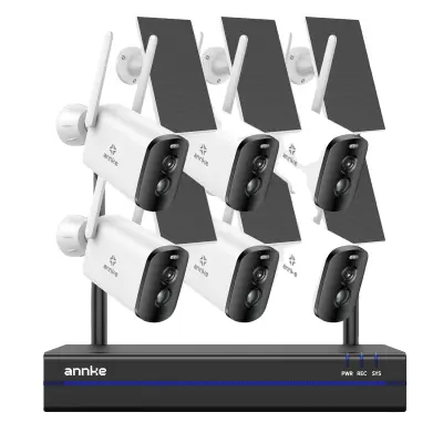 Video varnostni sistem, 4MP ločljivost, nočni vid -16CH 6Pcs Kamera -None