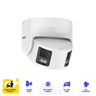 8MP Kamera, 180° Širokokotni Kot, AI Odkritje Vozil -8MP Kamera