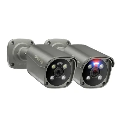 POE kamera, nočno gledanje, IR razdalja 15m, oddaljen dostop -2KOS 8MP POE KAMERA