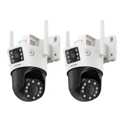 ZOSI WiFi PTZ varnostna kamera, 8MP ločljivost, tehnologija dvojne leče -C298 Max in SE