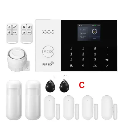 Pametni alarmni sistem, mobilni nadzor, senzorji za zaznavanje gibanja -C -EU Plug