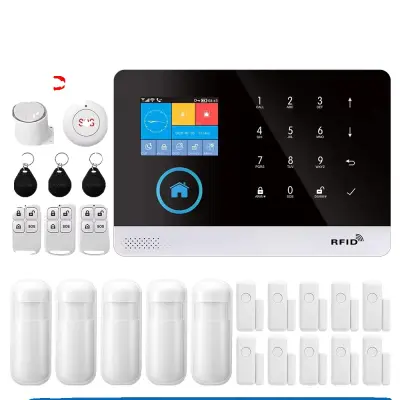 Varnostni sistem, brezžična povezava, 99 con, združljiv z Alexo -4G WiFi Kit F -Eu plug