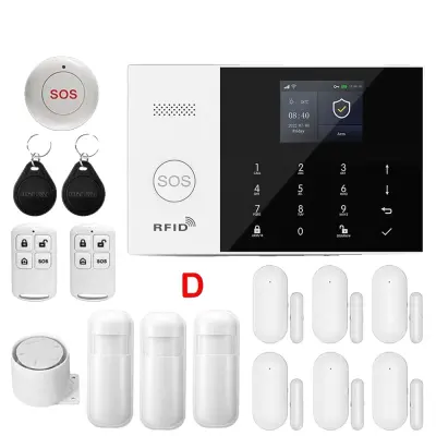 Alarmni sistem, brezžična povezljivost, združljivost s pametnimi domovi -D-2G-EU