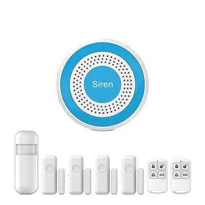 Domači alarmni sistem, brezžična namestitev, pametni nadzor preko aplikacije -A519W-G