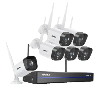 WiFi Video Nadzorni Sistem, 5MP NVR, Avdio Snemanje, 6PCS Kamere, None