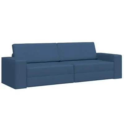 vidaXL Sofa postelja 200cm Temno modra blago