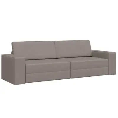 vidaXL Sofa postelja 200cm Taupe blago