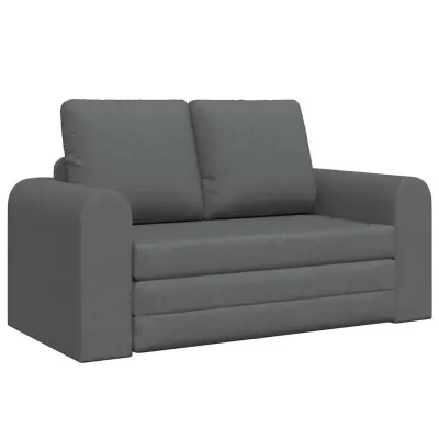 vidaXL Sofa postelja 60cm Temno siva blago