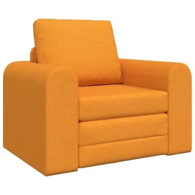vidaXL Sofa postelja Temno rumena 98 x 71 x 83 cm blago