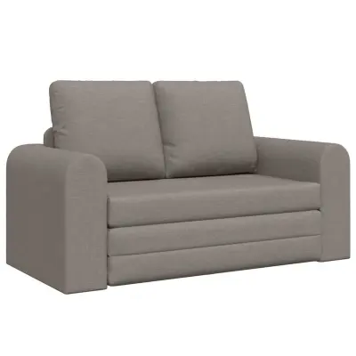 vidaXL Sofa postelja Taupe 148 x 71 x 83 cm blago