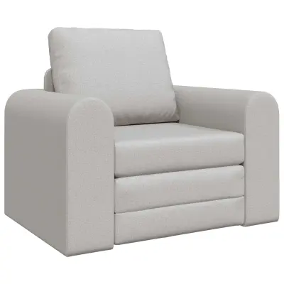 vidaXL Sofa postelja Oblačno siva 98 x 71 x 83 cm blago