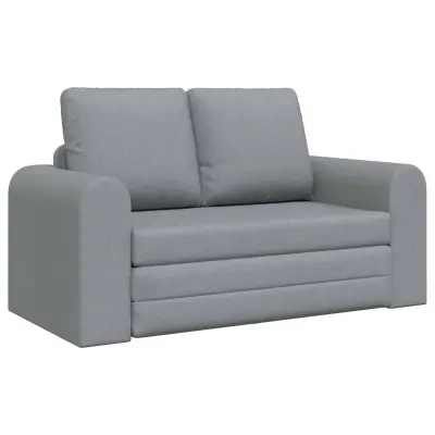 vidaXL Sofa postelja 60cm Svetlo siva blago