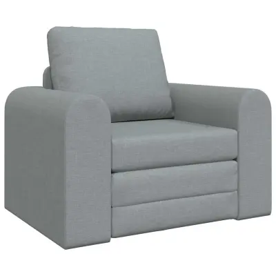 vidaXL Sofa postelja Svetlo siva 98 x 71 x 83 cm blago
