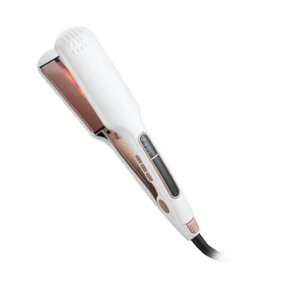 Infrardeči Keramični Ravnalnik Las z Nastavljivo Temperaturo in EU Vtičem White