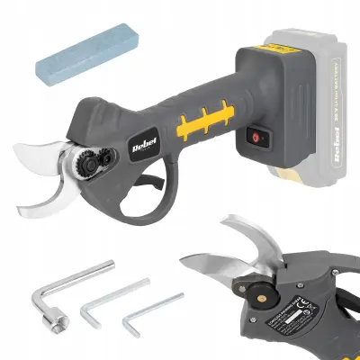 300W aku. škarje za obrezovanje dreves in vej do 25mm