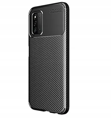 Zaščitni etui za Samsung Galaxy F52 5G, črn, trpežen TPU in PC material, odporen na udarce, tanek in nedrseč dizajn