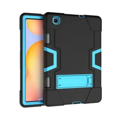 Ovitni ovitek za iPad Mini 6 8.3 oklepen s stojalom in prostorom za pisalo, trpežna troslojna zaščita, črn