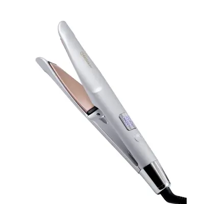 2-v-1 Twist Ravnalnik in kodralnik las - EU vtič, nastavljiva temperatura Silver