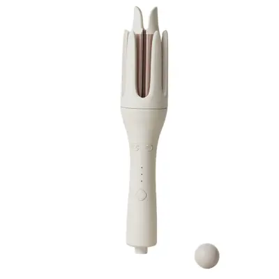 32 mm avtomatski električni kodralnik las - Enostavni valovi s temperaturo Beige