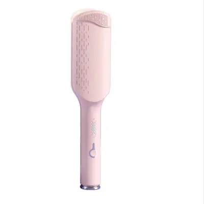 32mm Kodralnik za lase v obliki črke V za velike valove - Nastavljiva temperatura Pink