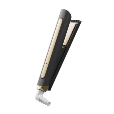 MINI 2-v-1 Ravnalnik in kodralnik las - Prenosno orodje za oblikovanje Black