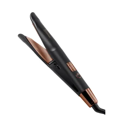 2-v-1 Twist Ravnalnik in kodralnik las - EU vtič, nastavljiva temperatura PinkGold