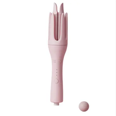 32 mm avtomatski električni kodralnik las - Enostavni valovi s temperaturo Pink