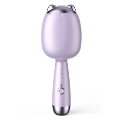 32mm Kodralnik za lase z mačjo tačko - Ustvarite lahkotne valove z nastavljivo temperaturo Purple