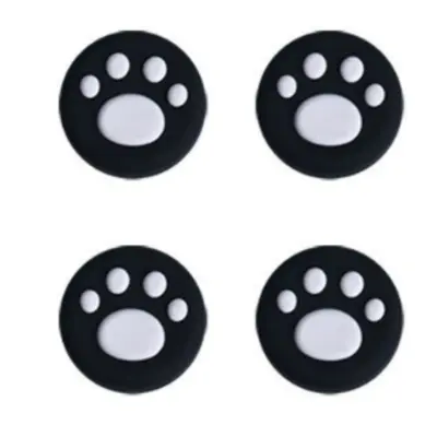 4-Pack Paradise Switch 2 Krmilnik Joystick Zaščita - Silikonski Mačji Kremplji White+Black