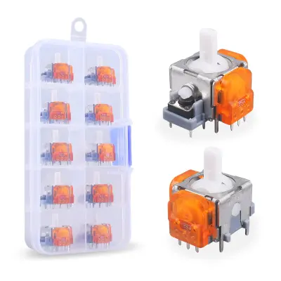 10-delni paket igralnih palic TMR Hall Effect za Switch Pro - visoka natančnost in nizka poraba energije