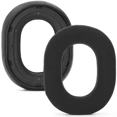 Združljivi 2 kosa črnih hladilnih ušesnih blazinic za Razer BlackShark V3 Pro