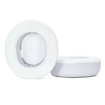 Zamenjava/Kompatibilni Deli - Bele Ledene Blazinice za Ušesa SteelSeries Arctis Nova Pro Wired - 2 Kos