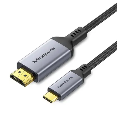 Kabel Type-C na HDMI 4K/60Hz za prenos slike z mobilnika na TV  1,2 m
