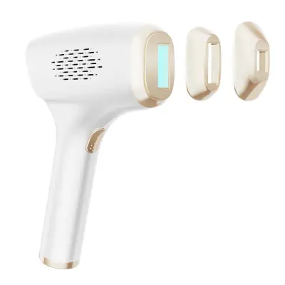 3-v-1 naprava za odstranjevanje dlak IPL z ledenim hlajenjem in 3 zamenljivimi glavami