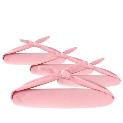 Enostavni valovi: Set za kodranje las z lokom brez toplote (4 kosi) Pink