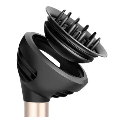 Združljiv z Dyson Airwrap HS01/05 dvojni slojni difuzor za kodranje, siv ABS