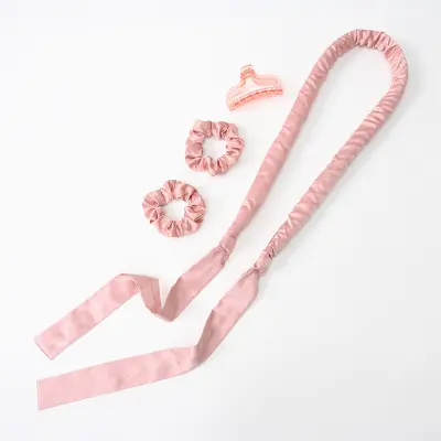 Komplet za enostavno kodranje brez toplote za čudovite valove Pink