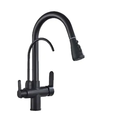 Kuhinjska pipa, filtrirana pipa, tri načini filtracije vode, Črna B