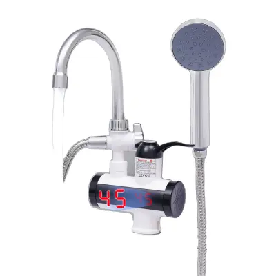 Kuhinjska pipa s 360° rotacijo, LED prikaz temperature, nastavljiva kontrola vroče vode