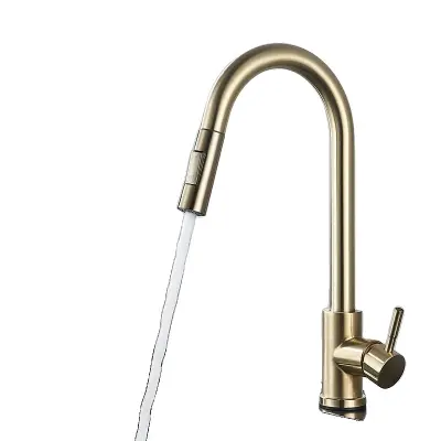 Kuhinjska pipa, dotik nadzora, izvlečna prha, brušeno zla