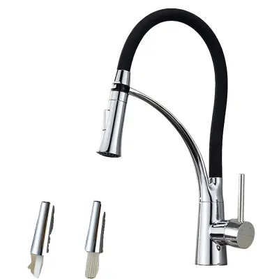 Kuhinjska pipa, montirana na pult, enoročna -Krom brez LED