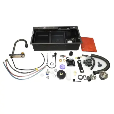 Kuhinjski umivalnik, podgradna zasnova, enojna posoda -A